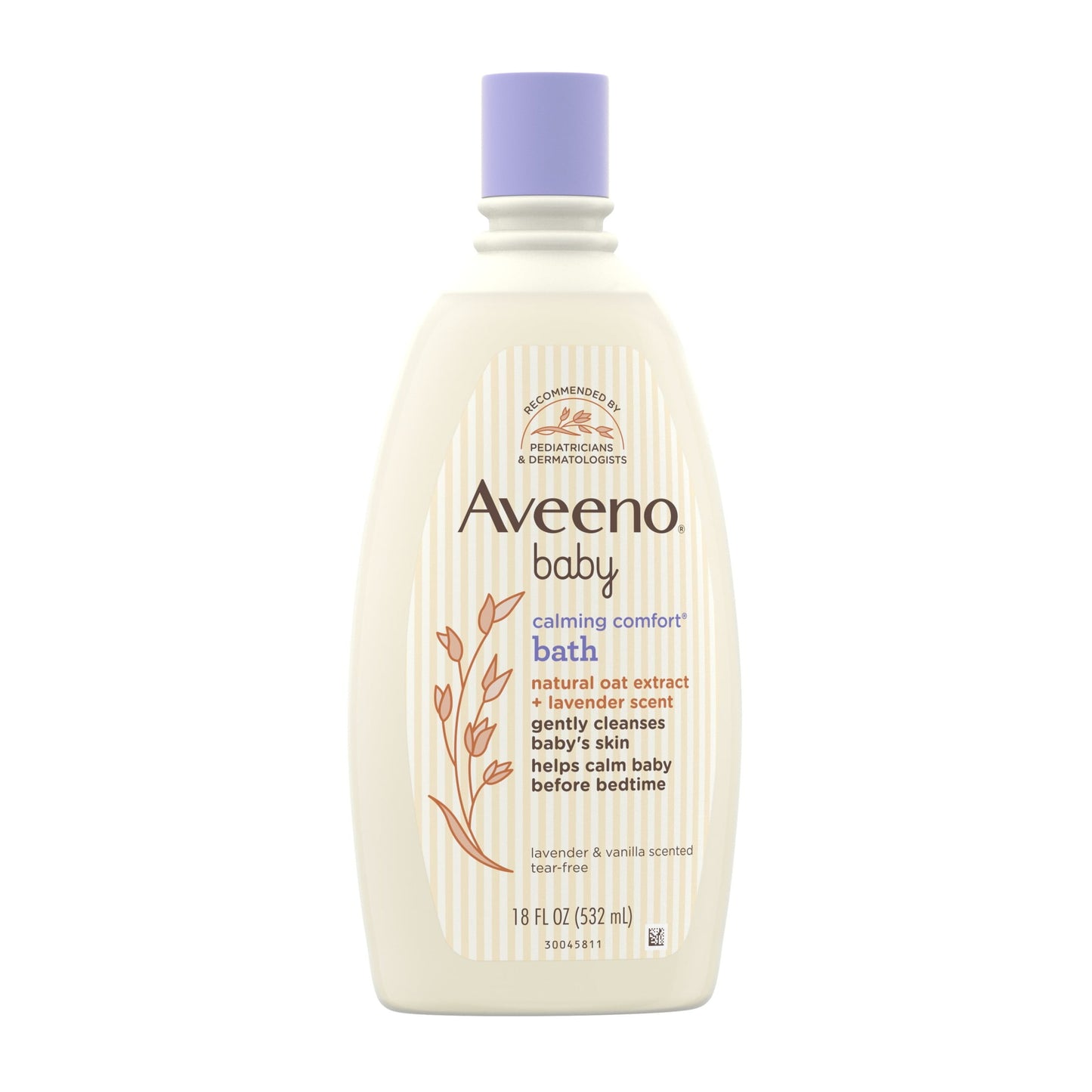 Aveeno Baby Calming Comfort Bath & Wash, Lavender & Vanilla, 18 fl. oz