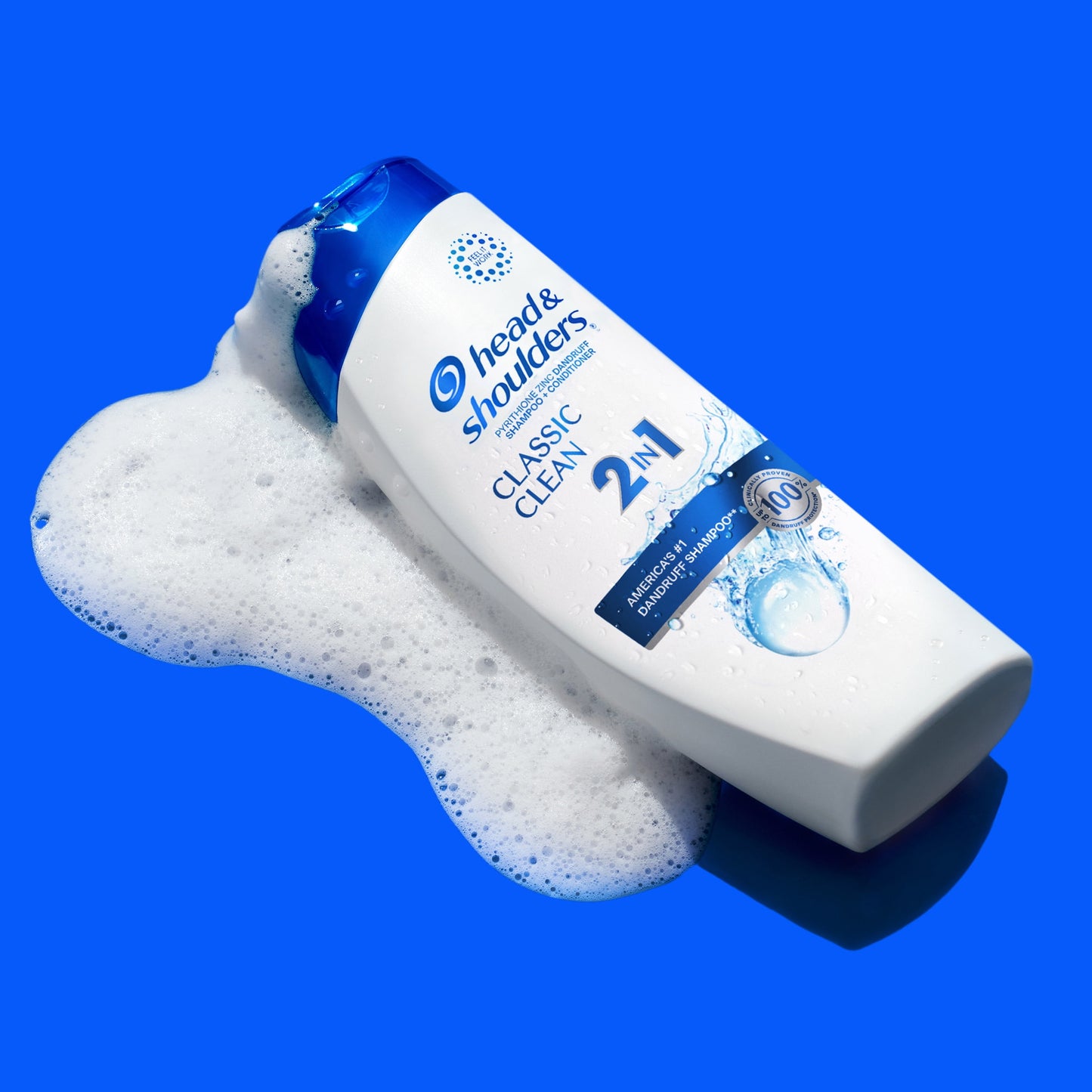 Head & Shoulders 2 in 1 Dandruff Shampoo and Conditioner, Classic Clean, 12.5 fl oz