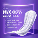 Always Discreet Incontinence Pads for Women, Light, 30 Count