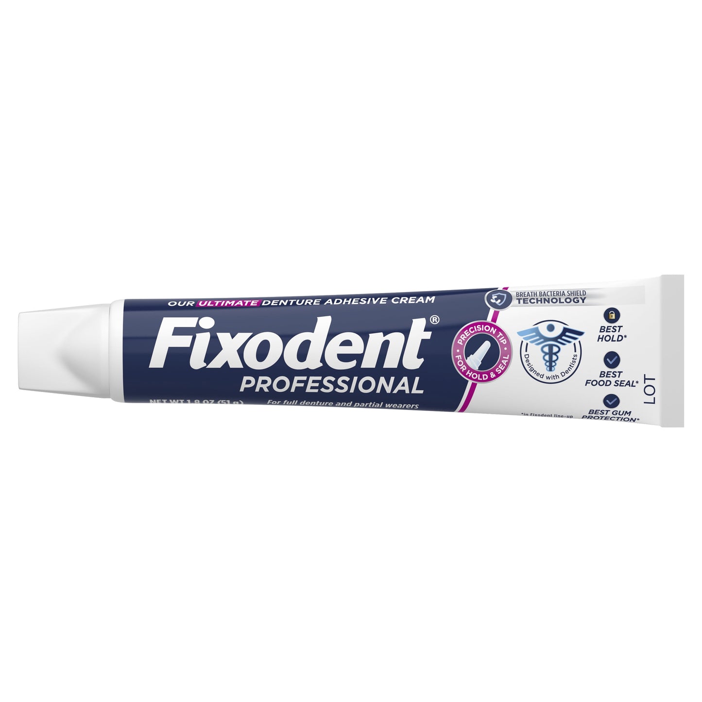 Fixodent Professional Ultimate Denture Adhesive Cream, 1.8 oz