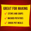 Ore-Ida Home Style Steam 'N' Mash Recipe Ready Pre-Cut Russet Potatoes Frozen Side Dish, 24 oz Bag