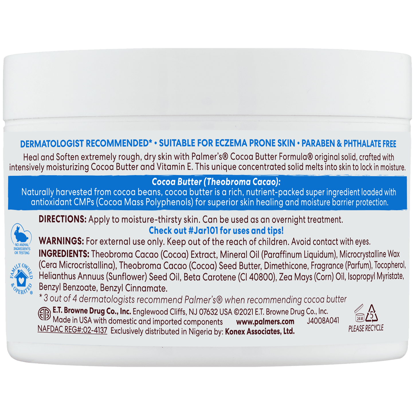 Palmer's Cocoa Butter Formula Solid Balm, 7.25 oz.