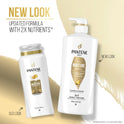 Pantene Pro-V Daily Moisture Renewal 2 in 1 Shampoo + Conditioner, for All Hair Types, 17.9 fl oz