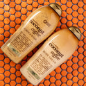 OGX Smoothing + Coconut Coffee Exfoliating Body Scrub with Arabica Coffee & Coconut Oil, Paraben-Free with Sulfate-Free Surfactants, 19.5 Fl Oz