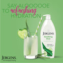 Jergens Hand and Body Lotion, Soothing Aloe Refreshing Body Lotion with Aloe Vera & Cucumber Extract, 21 Oz