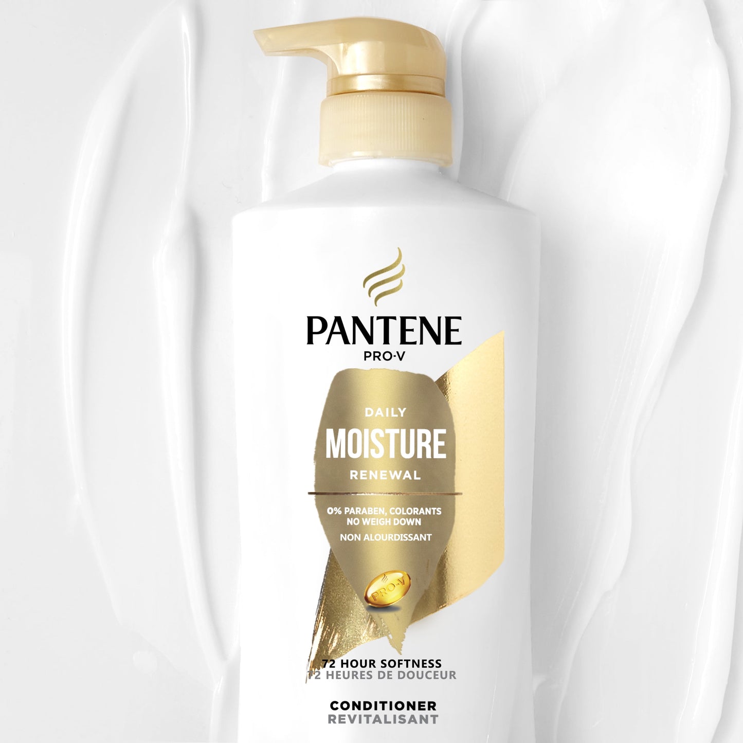 Pantene Pro-V Daily Moisture Renewal Conditioner, All Hair Types, 16.0 fl oz