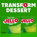 Jell-O Lime Artificially Flavored Gelatin Dessert Mix, Family Size, 6 oz Box