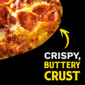 Tombstone Frozen Pizza, Four Meat Original Thin Crust Pizza with Marinara Sauce, 21.1 oz (Frozen)