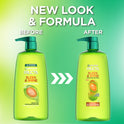 Garnier Fructis Sleek & Shine Smoothing Shampoo with Plant Keratin, 33.8 fl oz