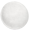 Swisspers Premium  White 2.25" Cotton Rounds with Stitched Edge, 100 Count