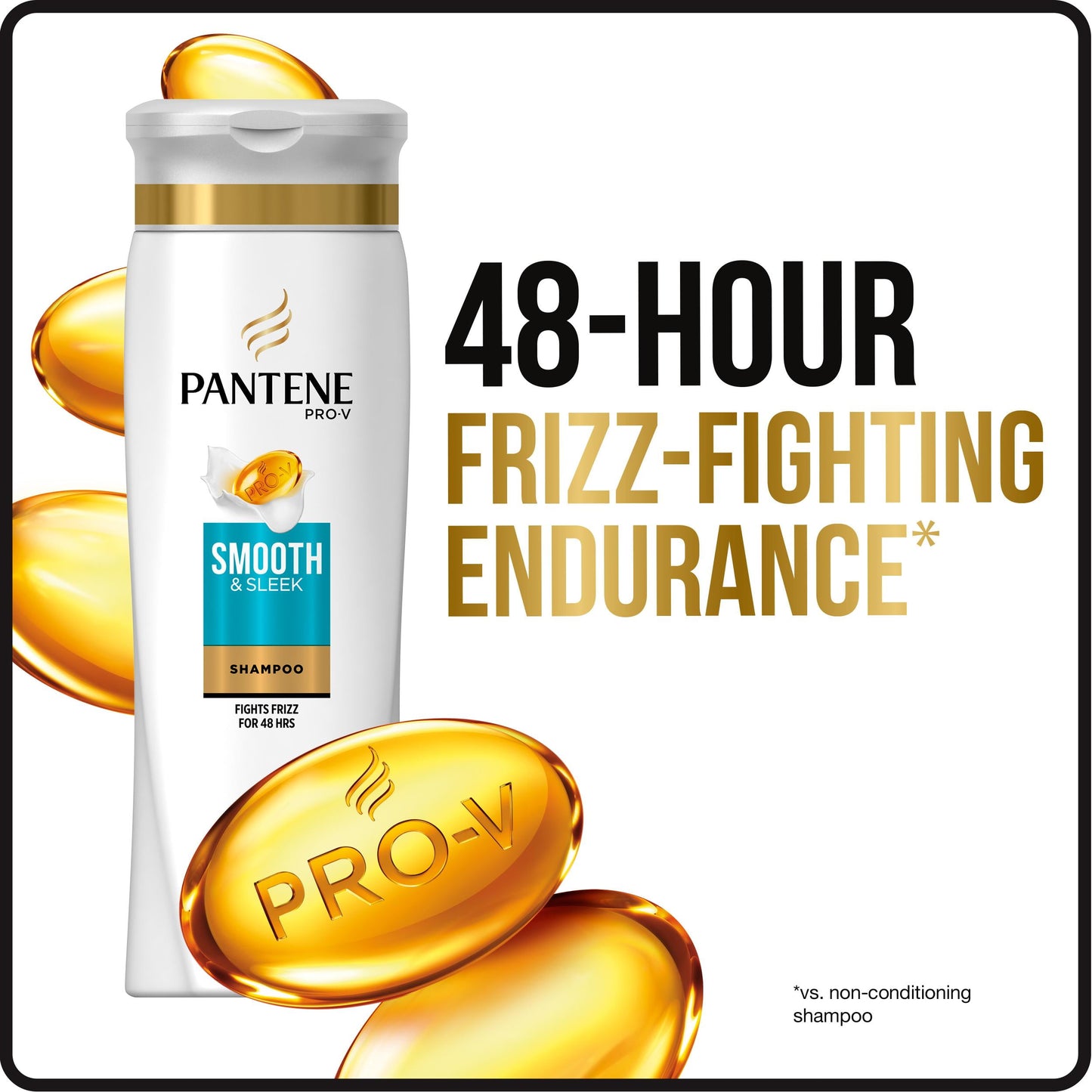 Pantene Shampoo Conditioner Pack, Smooth and Sleek, 10.5-11 Oz
