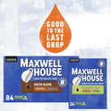 Maxwell House House Blend Decaf Coffee K-Cup Pods, Decaffeinated, 24 ct Box