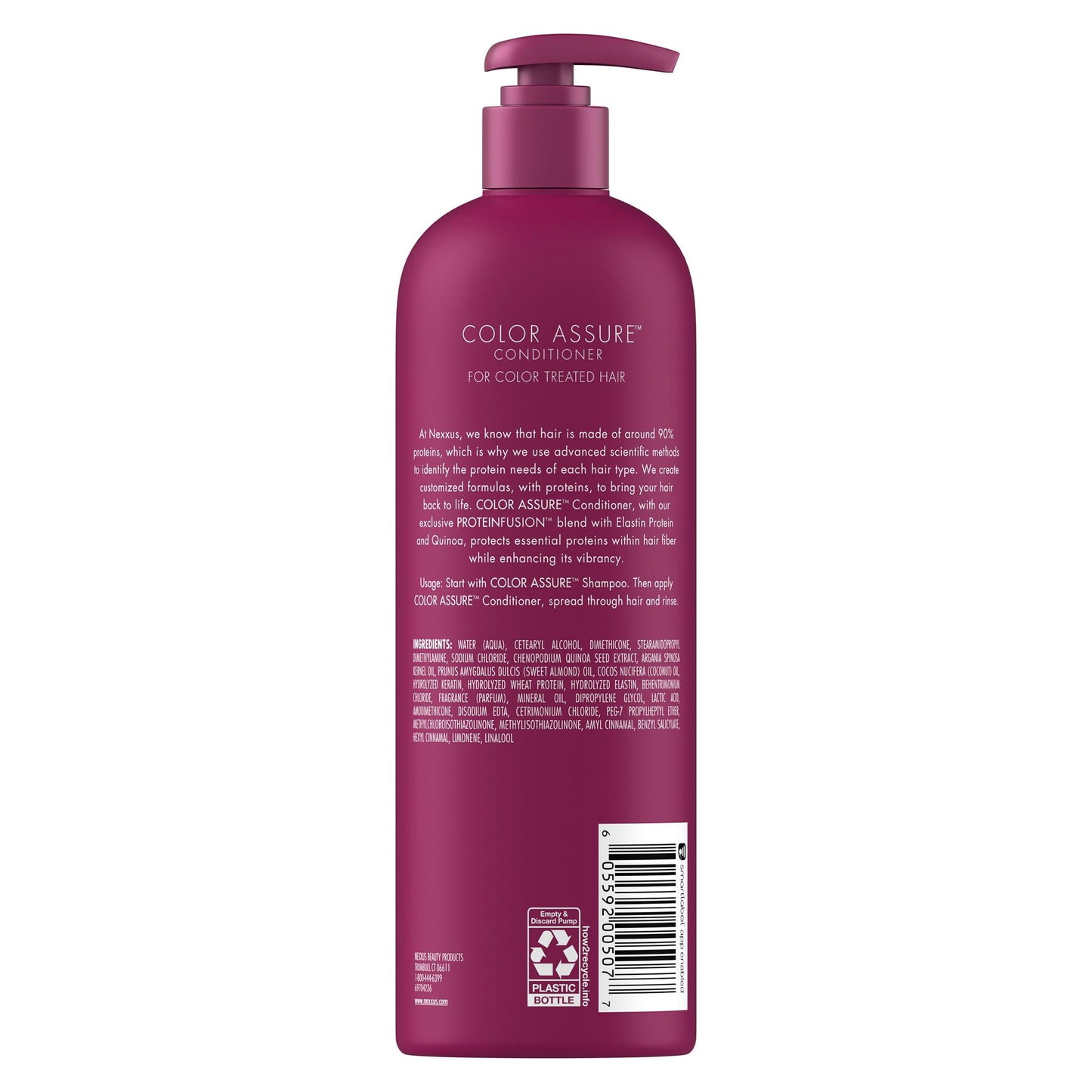 Nexxus Color Assure Long Lasting Vibrancy Daily Conditioner with Elastin Protein, 16.5 fl oz