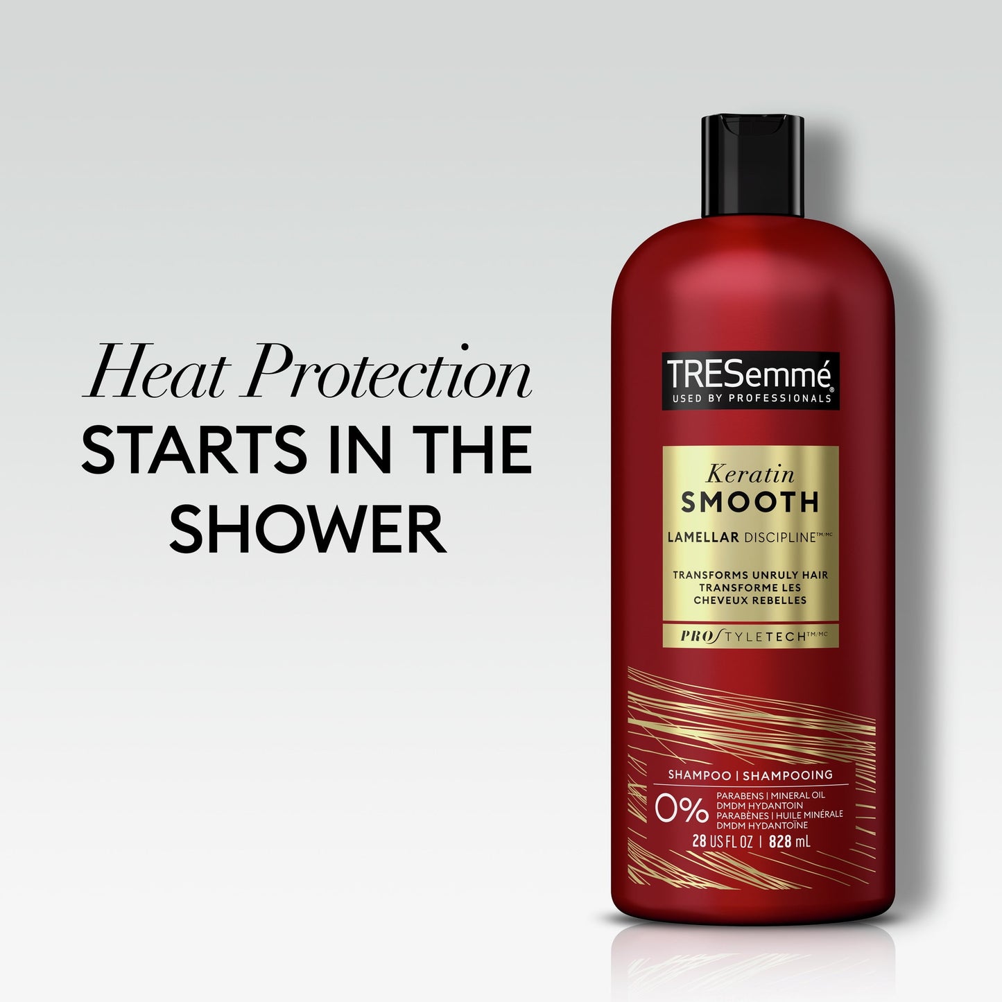 TRESemme Keratin Smooth Daily Shampoo Formulated with Lamellar-Discipline All Hair Types, 28 fl oz