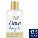 Dove Love Your Lasting Length Long and Strong Sulfate-Free Shampoo for All Hair Types, 13.5 fl oz