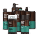 Every Man Jack Mens Sea Salt Hand & Body Lotion for All Skin Types - Dermatologist Tested & Hypoallergenic - Nourish Skin with Lightweight Fast Absorbing Natural Lotion - 13.5oz
