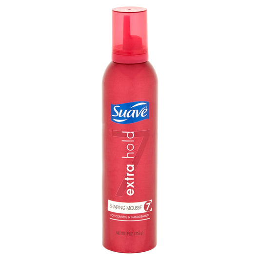 Suave Extra Hold Shaping Mousse, Female 9 oz