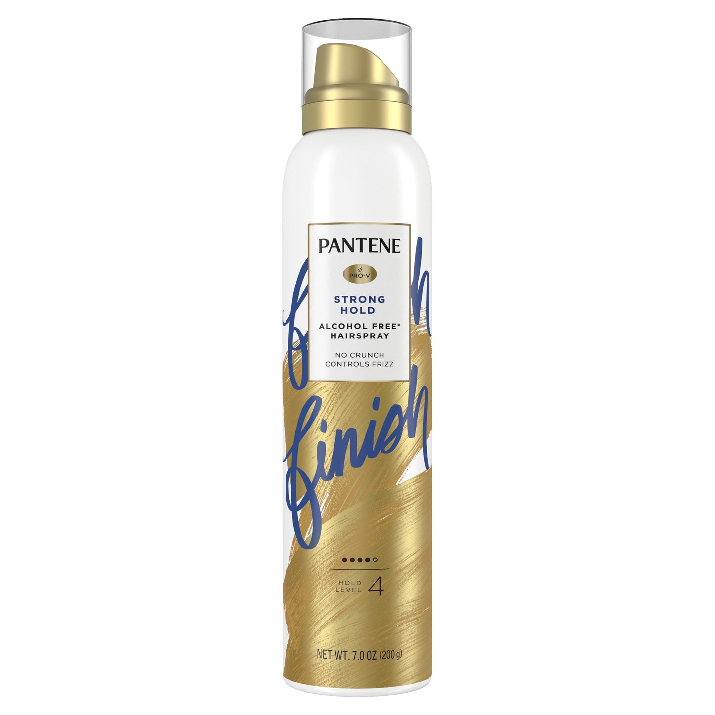 PANTENE Pro-V Strong Hold Alcohol Free* Level 4 Hairspray, 7.0 oz Unisex