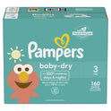Pampers Baby Dry Diapers Size 3, 160 Count