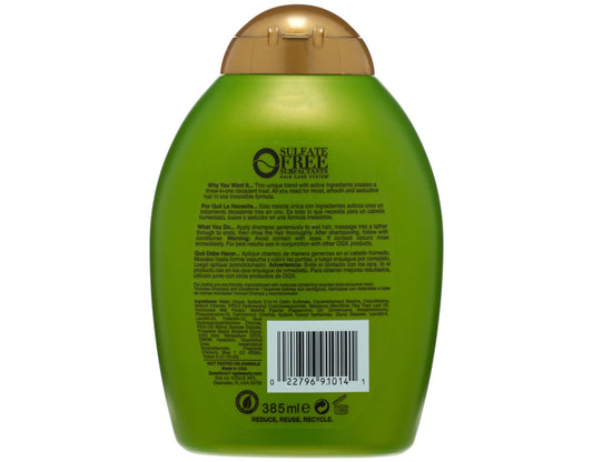 OGX Hydrating + Tea Tree Mint Nourishing & Invigorating Daily Shampoo with Peppermint Oil & Milk Proteins, 13 fl oz