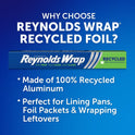 Reynolds Wrap Aluminum Foil, 100% Recycled, 75 Square Feet