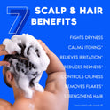 Head & Shoulders Mens 2 in 1 Dandruff Shampoo and Conditioner, Eucalyptus & Neem, 12.5 oz