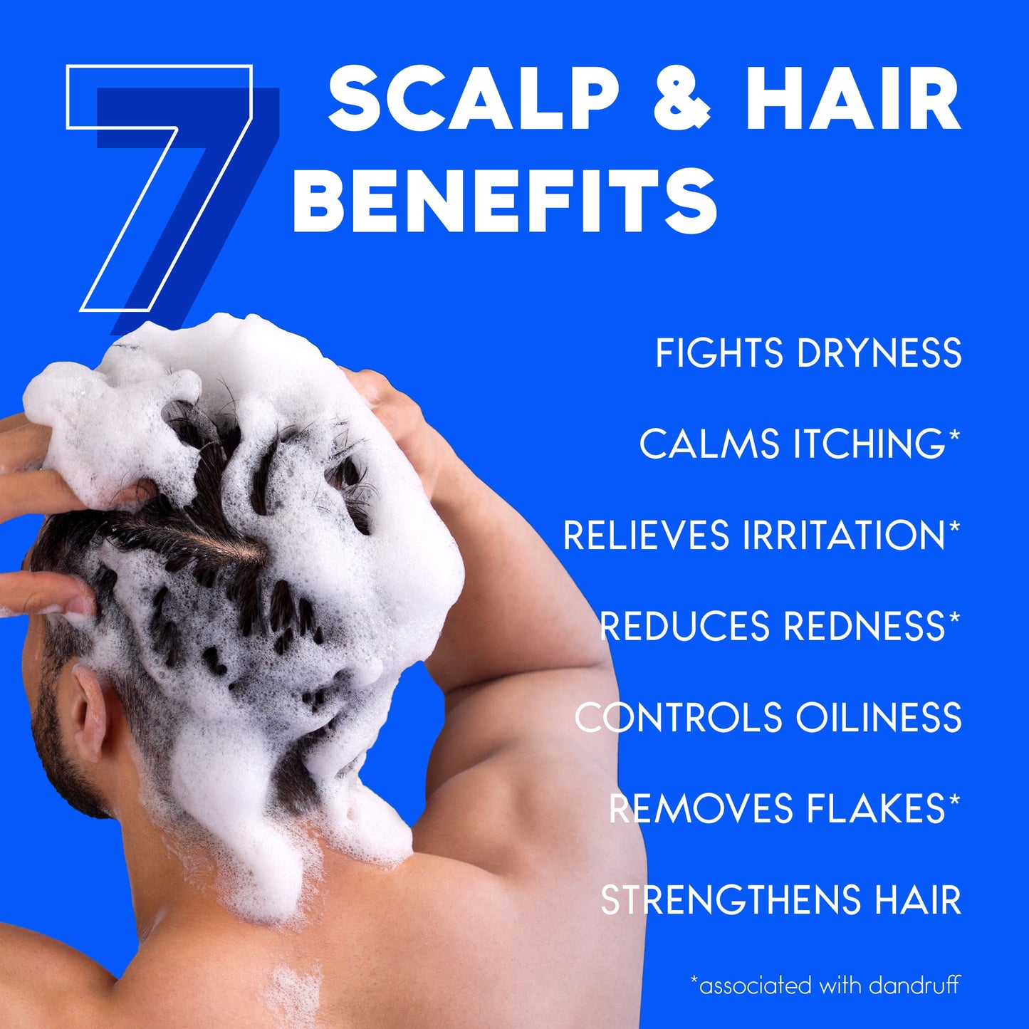 Head & Shoulders Mens 2 in 1 Dandruff Shampoo and Conditioner, Eucalyptus & Neem, 12.5 oz