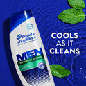 Head and Shoulders Mens Dandruff Shampoo, Refreshing Menthol, 28.2 oz