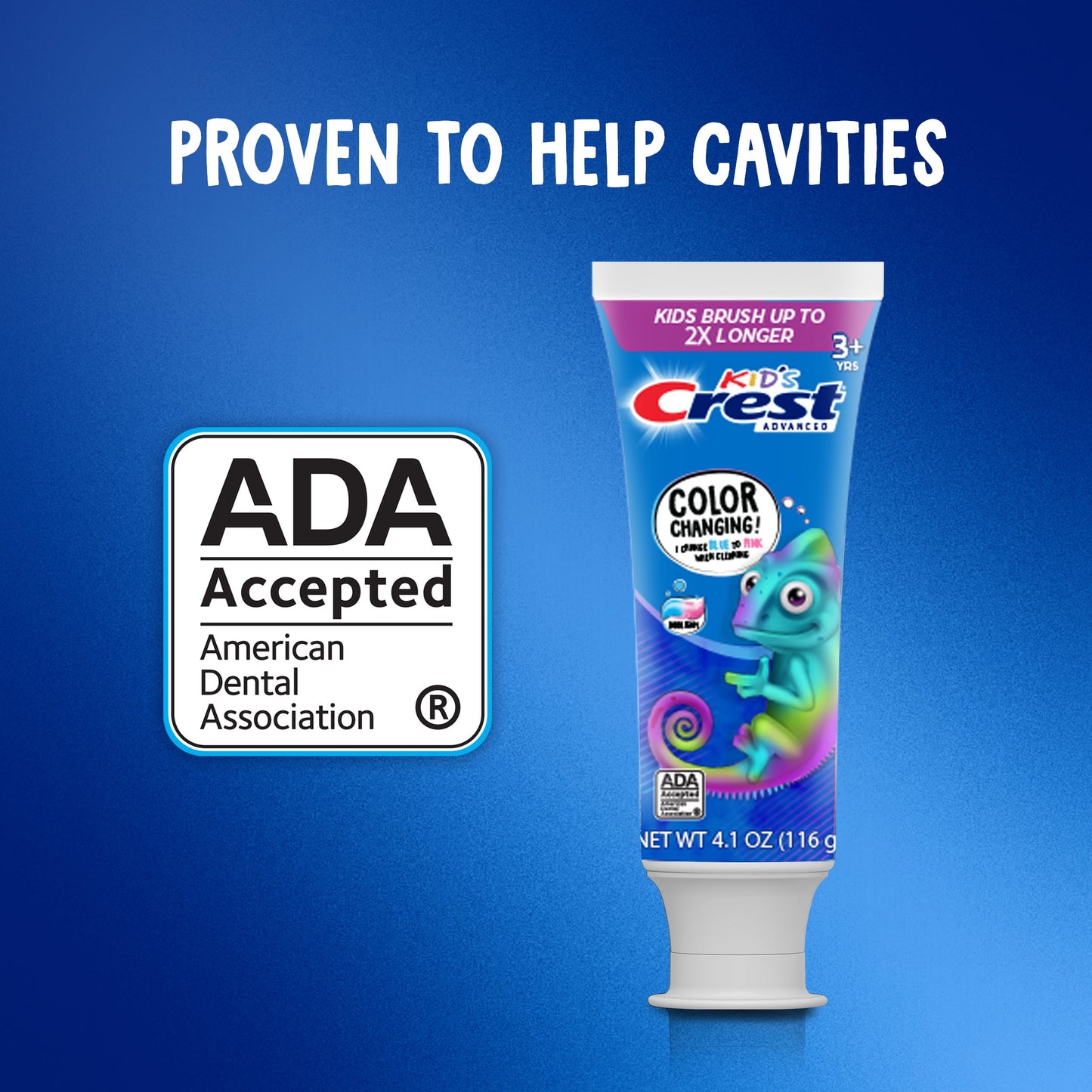 Crest Advanced Kid's Fluoride Toothpaste, Bubblegum Flavor, 4.2 oz