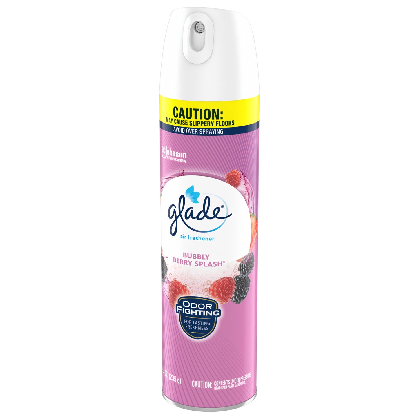 Glade Aerosol Spray, Air Freshener for Home, Bubbly Berry Splash Scent, Fragrance Infused with Essential Oils, Invigorating and Refreshing, with 100% Natural Propellent, 8.3 oz