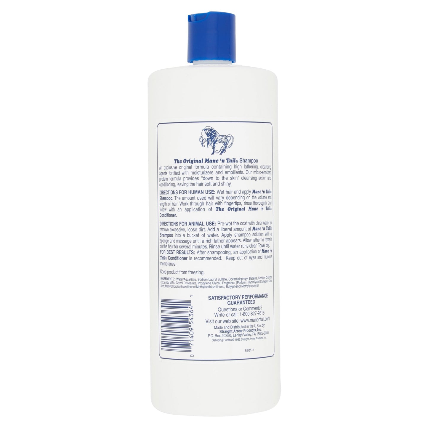 Mane 'n Tail Original Formula Shampoo for Thicker Fuller Hair 32 oz
