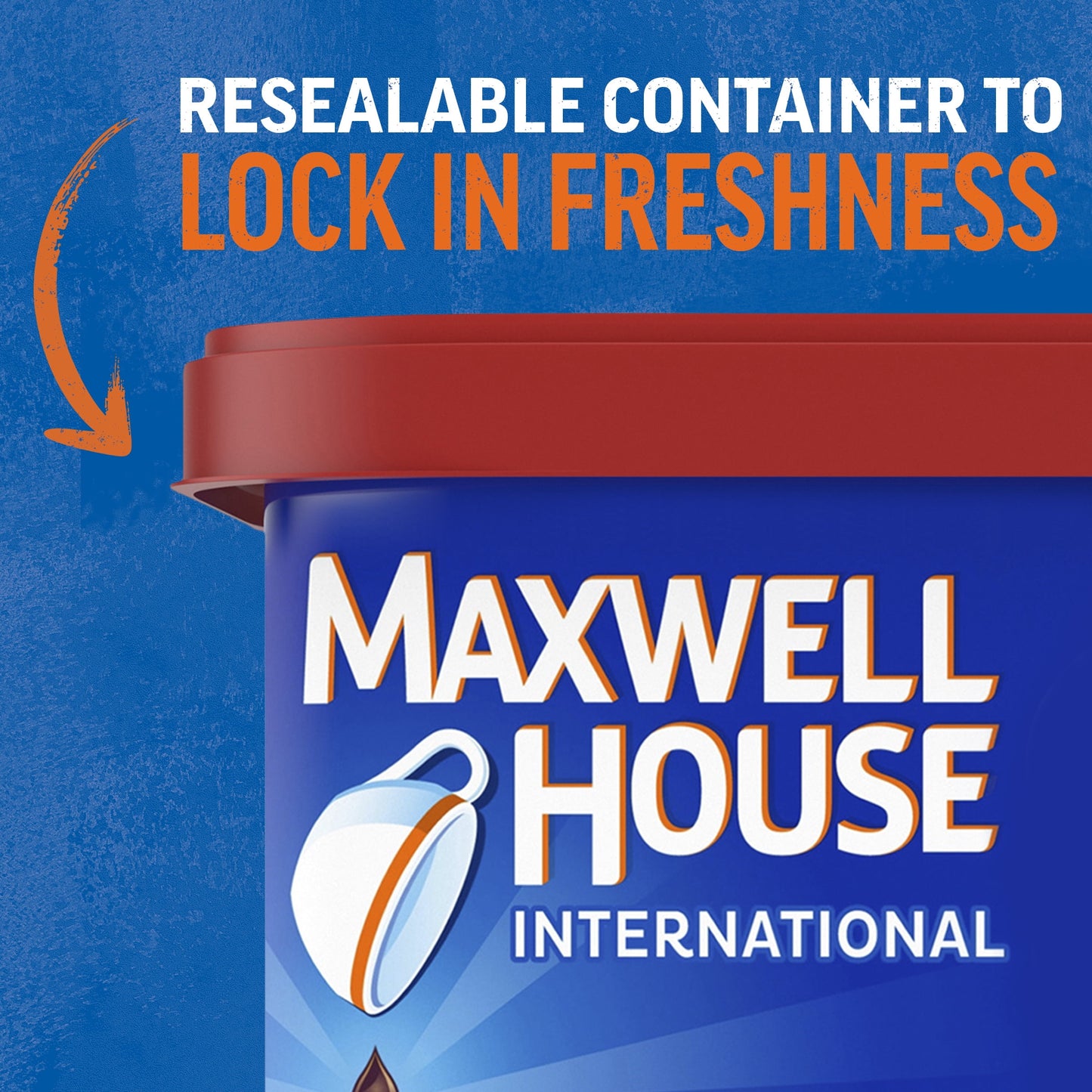 Maxwell House International French Vanilla Cafe Beverage Mix, 8.4 oz. Canister