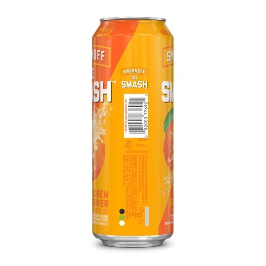Smirnoff Ice Smash Screwdriver, 23.5oz Single Can, 8% ABV