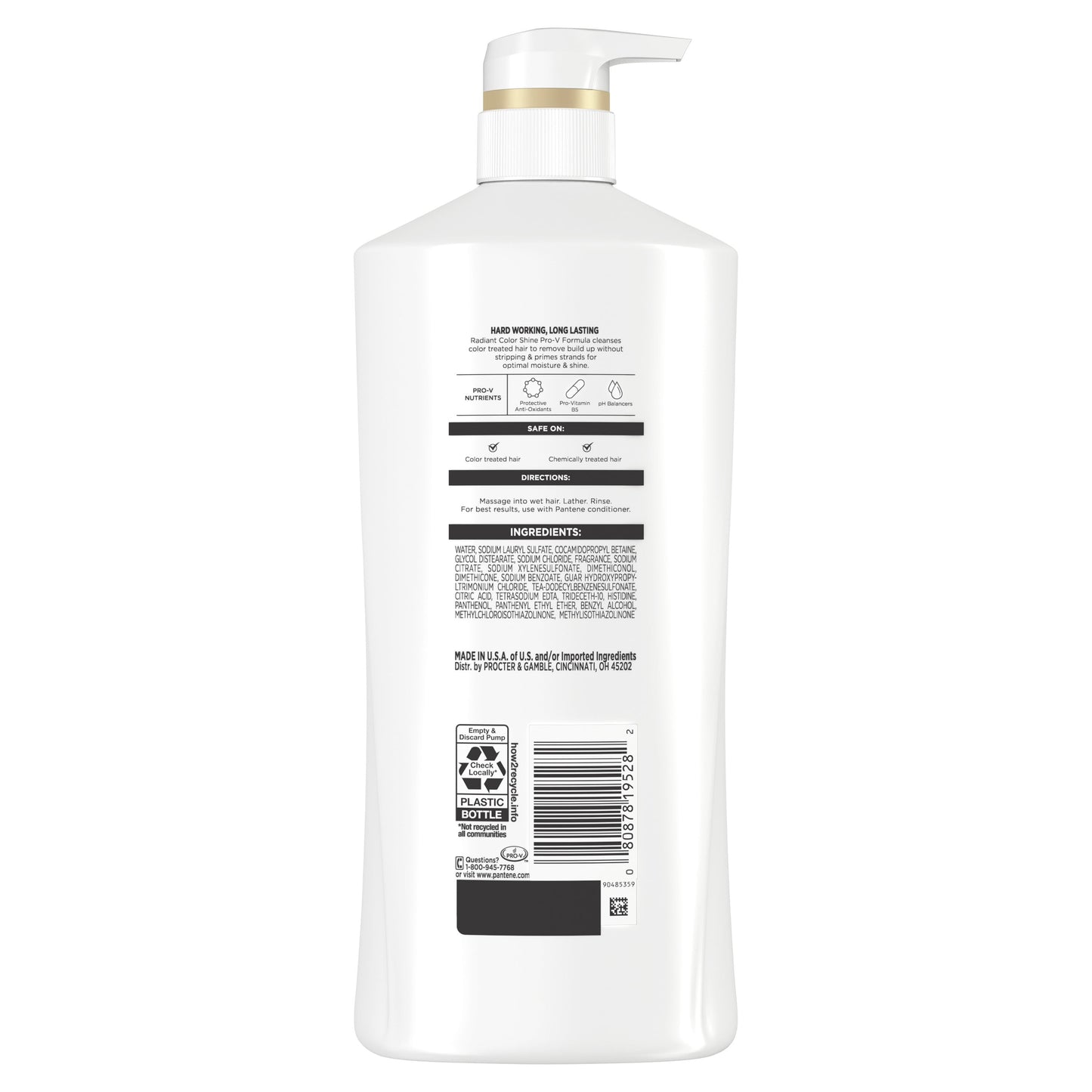 Pantene Pro-V Radiant Color Shine Shampoo, 27.7 fl oz