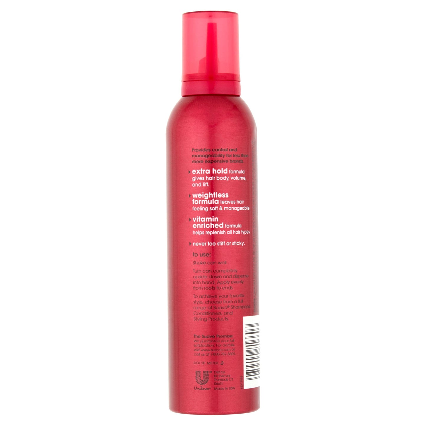 Suave Extra Hold Shaping Mousse, Female 9 oz