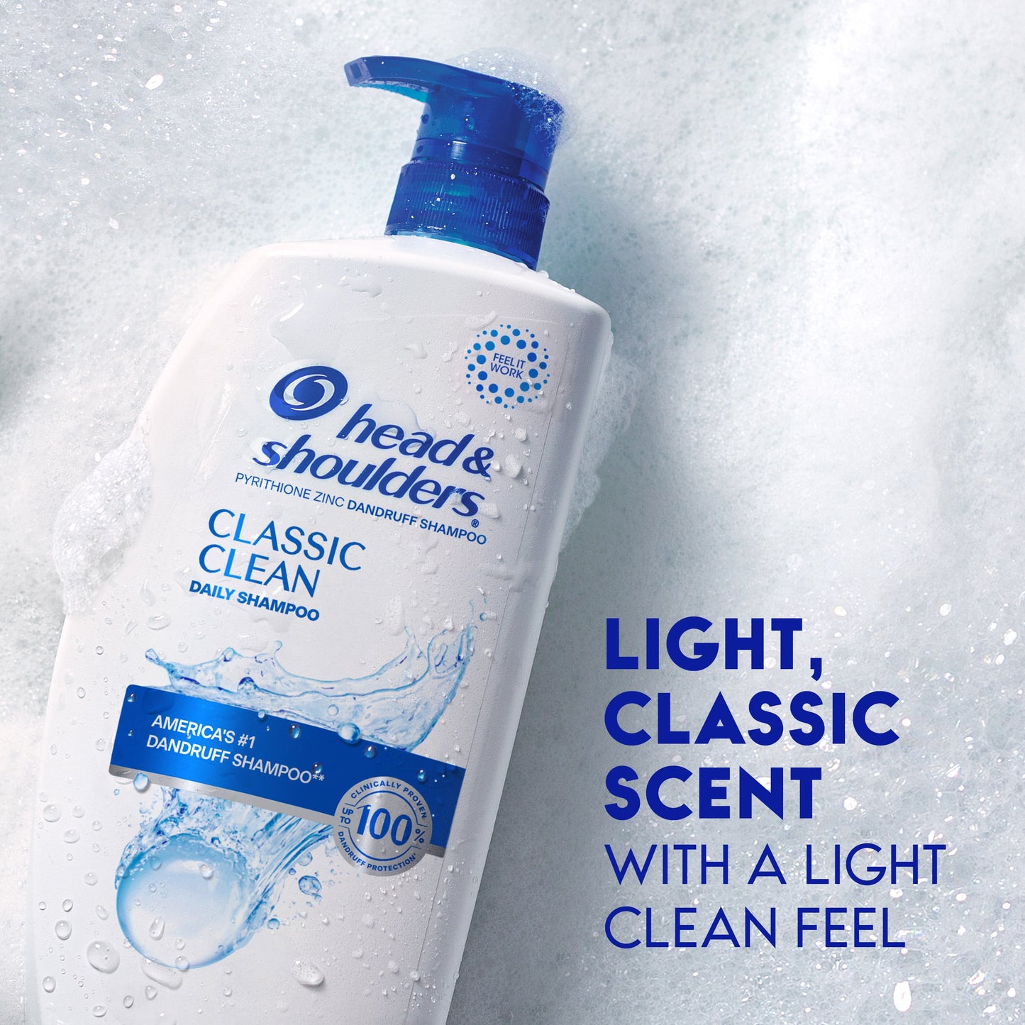 Head and Shoulders Dandruff Shampoo, Classic Clean, 28.2 oz