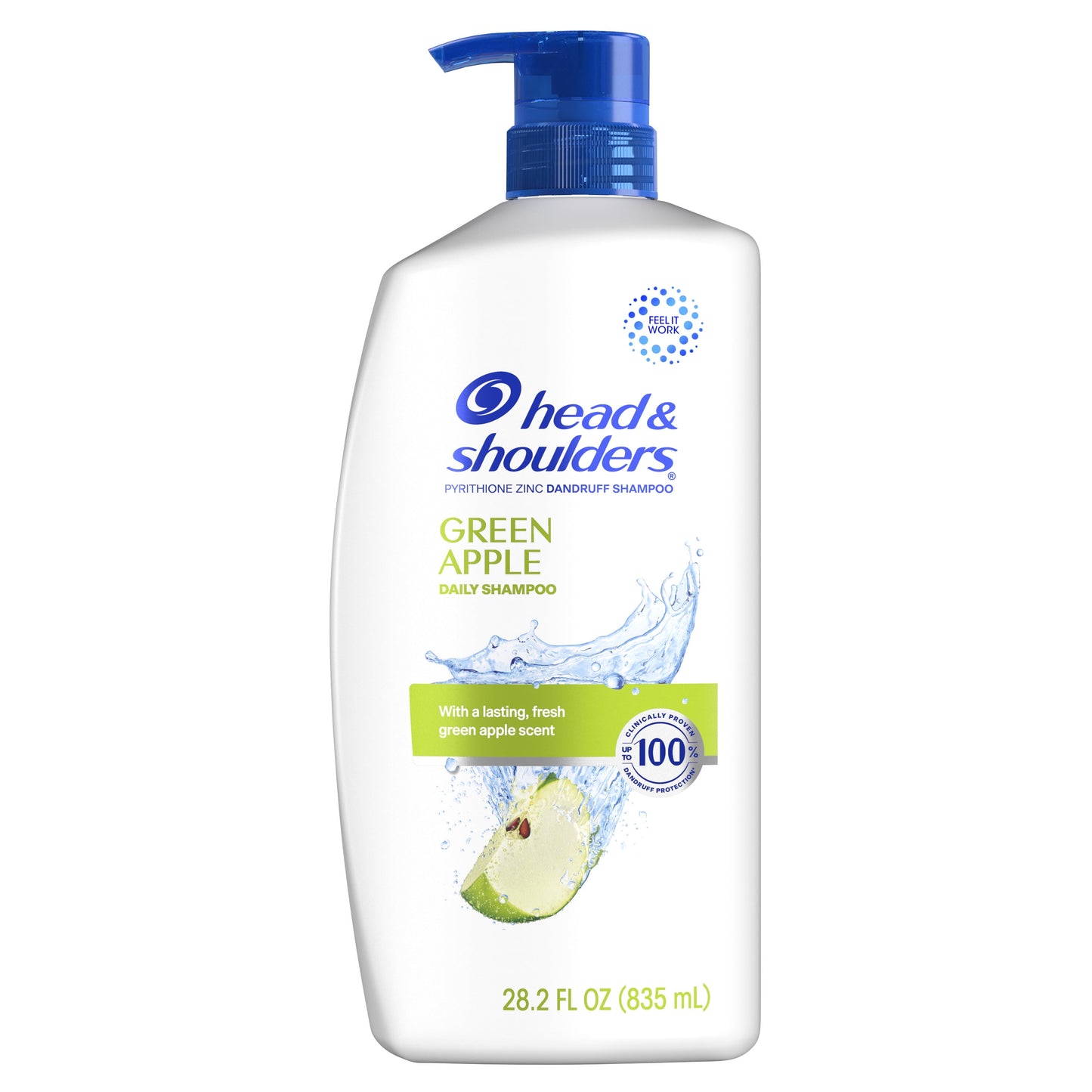 Head and Shoulders Dandruff Shampoo, Green Apple, 28.2 oz