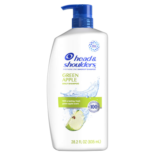 Head and Shoulders Dandruff Shampoo, Green Apple, 28.2 oz