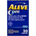 Aleve PM Pain Reliever & Nighttime Sleep Aid Caplets, 20 Count