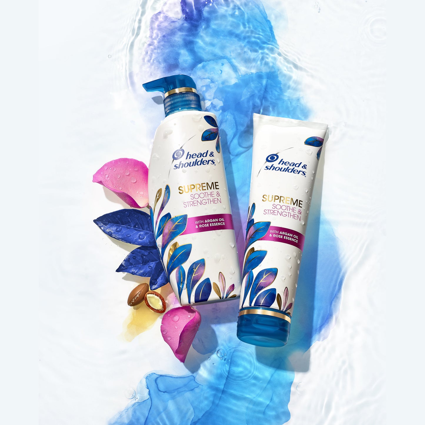 Head & Shoulders Supreme Moisturizing Soothe and Strengthen Dandruff Relief Daily Shampoo, 11.8 fl oz