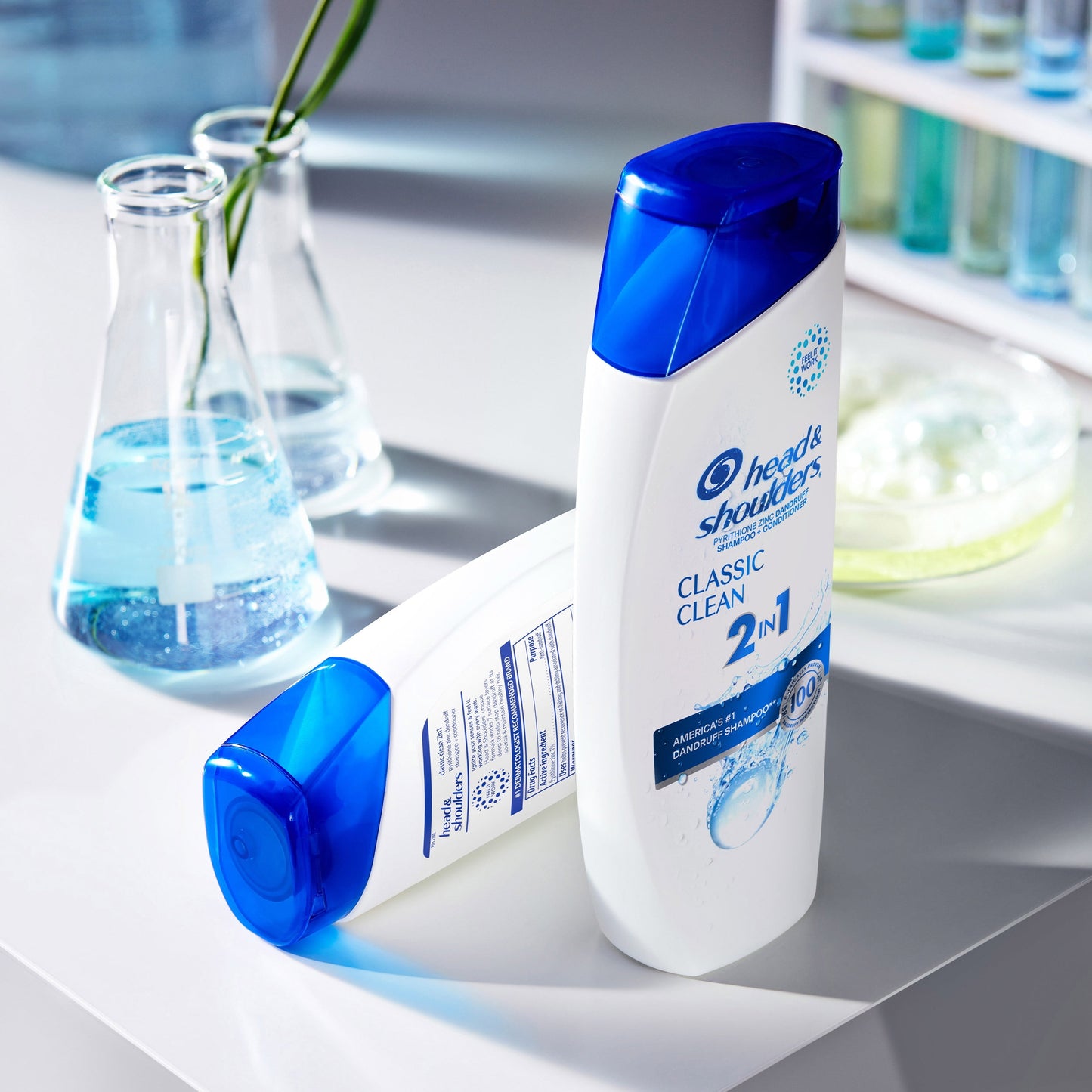 Head & Shoulders 2 in 1 Dandruff Shampoo and Conditioner, Classic Clean, 12.5 fl oz