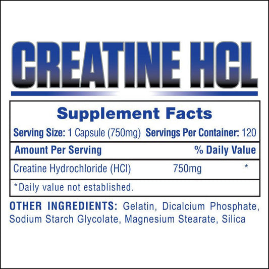 Hi-Tech Creatine HCL 120 Capsules