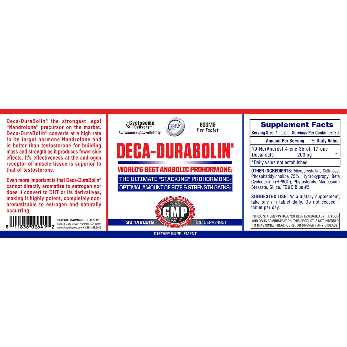 Hi-Tech Deca-DuraBolin 30 Tablets