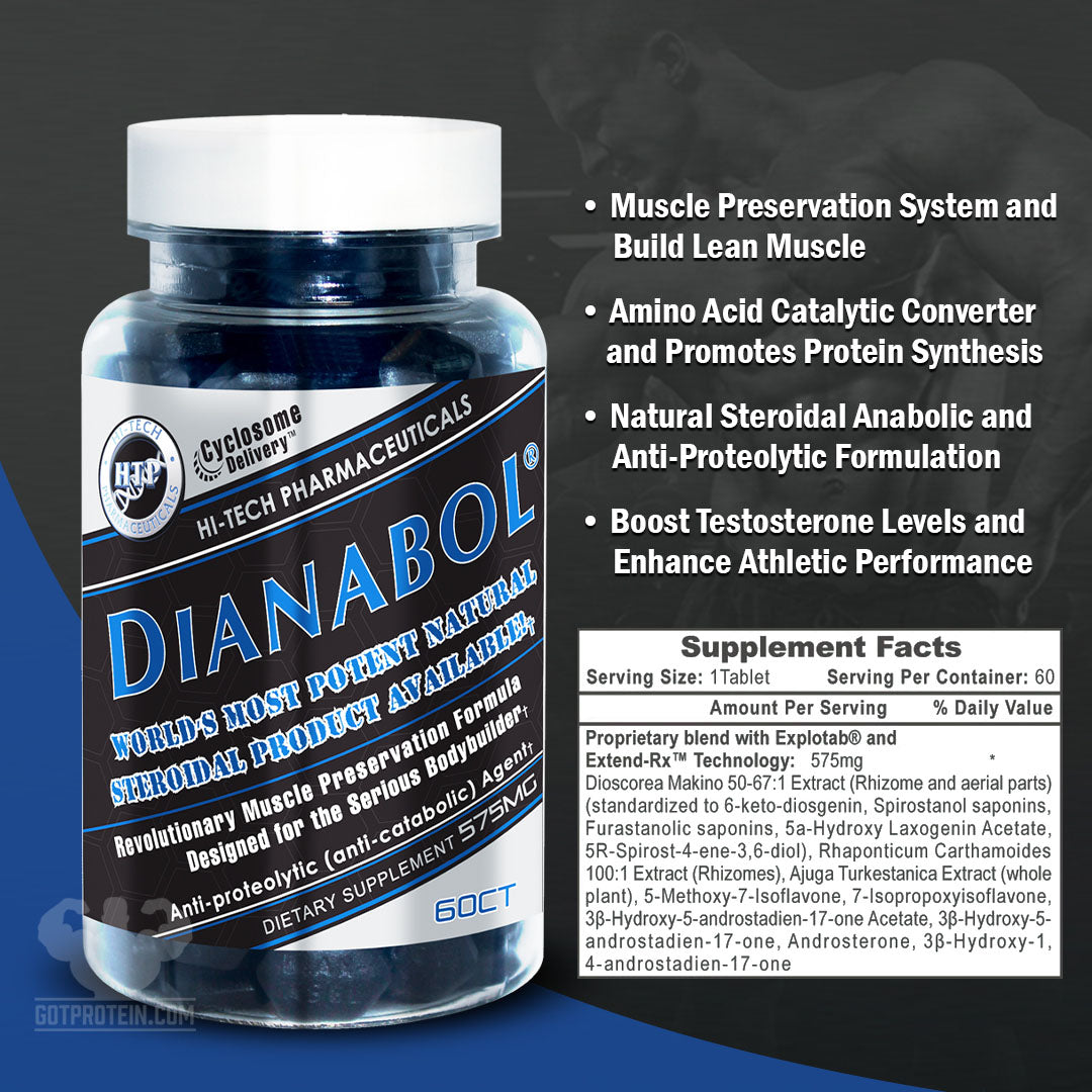 Hi-Tech Dianabol 60 Tablets