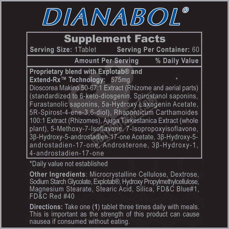 Hi-Tech Dianabol 60 Tablets