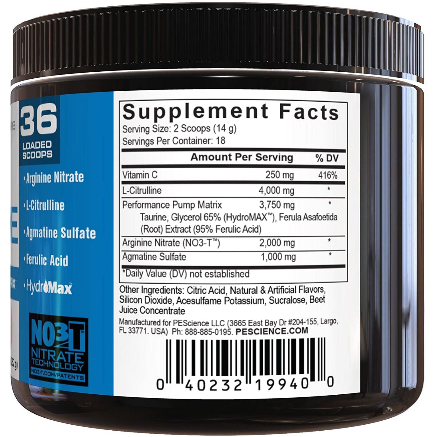 PEScience High Volume 36 Scoops