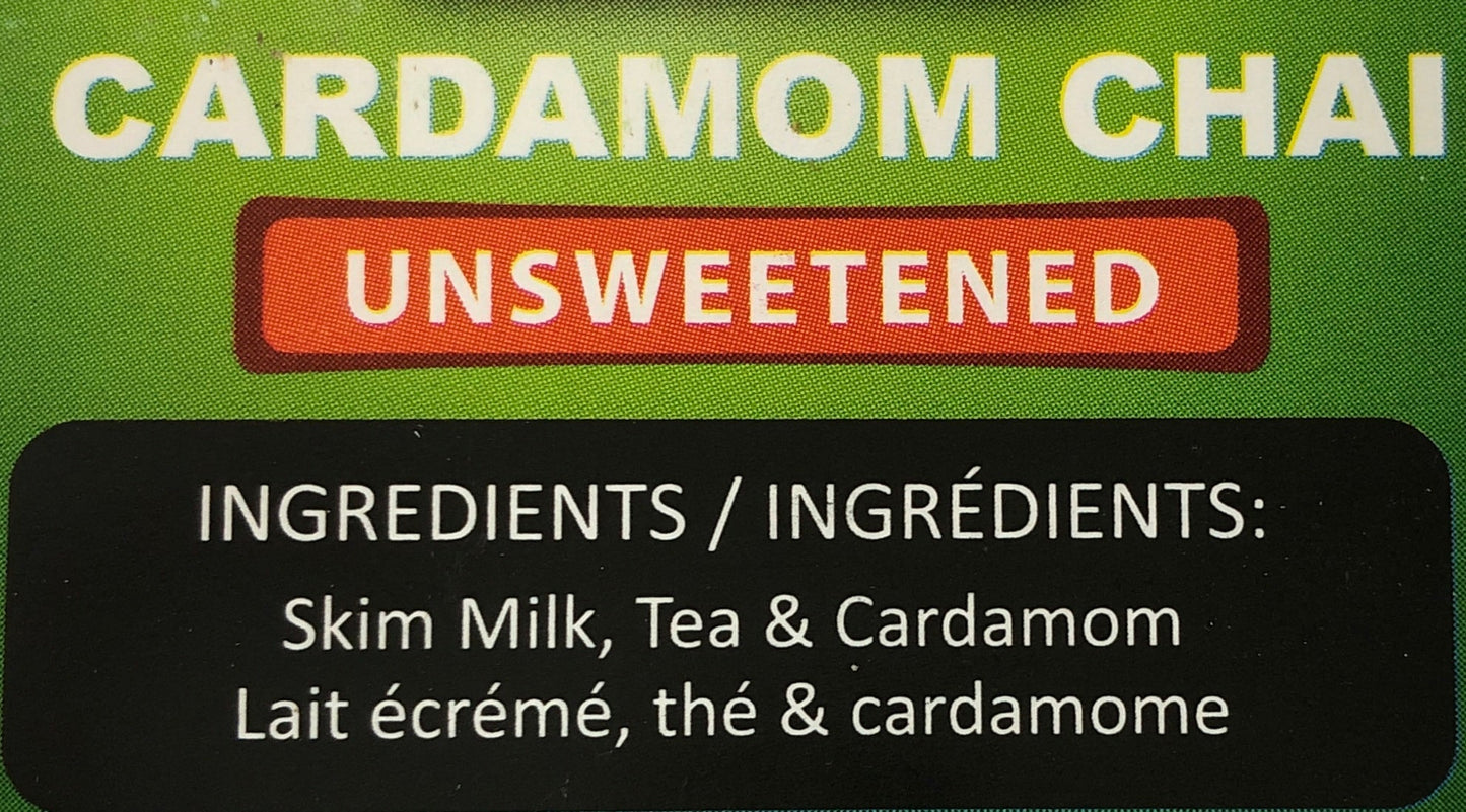 Cardamom Chai (Unsweetened)