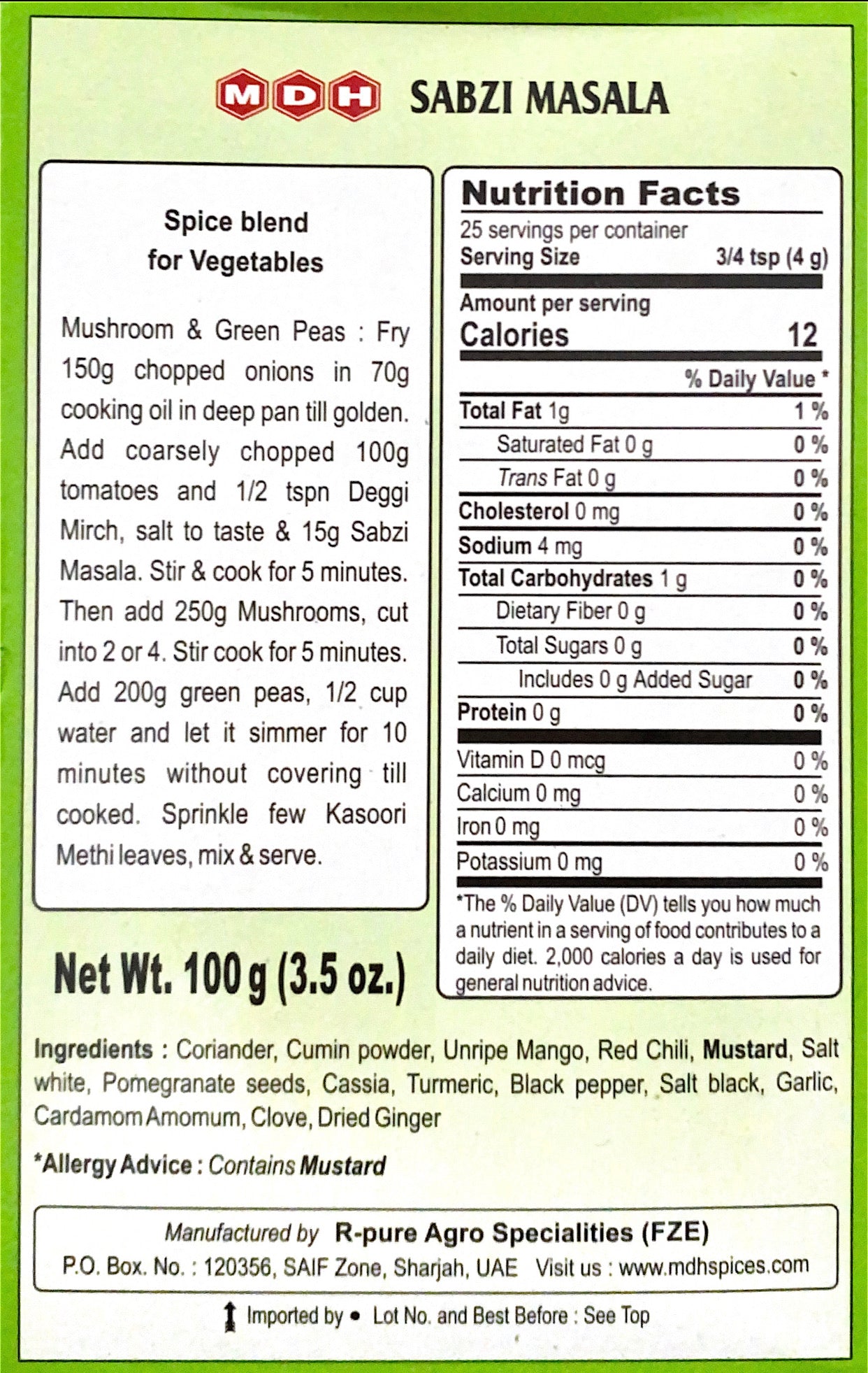 Sabzi Masala