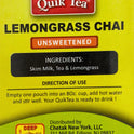 Lemongrass Chai (Unsweetened)