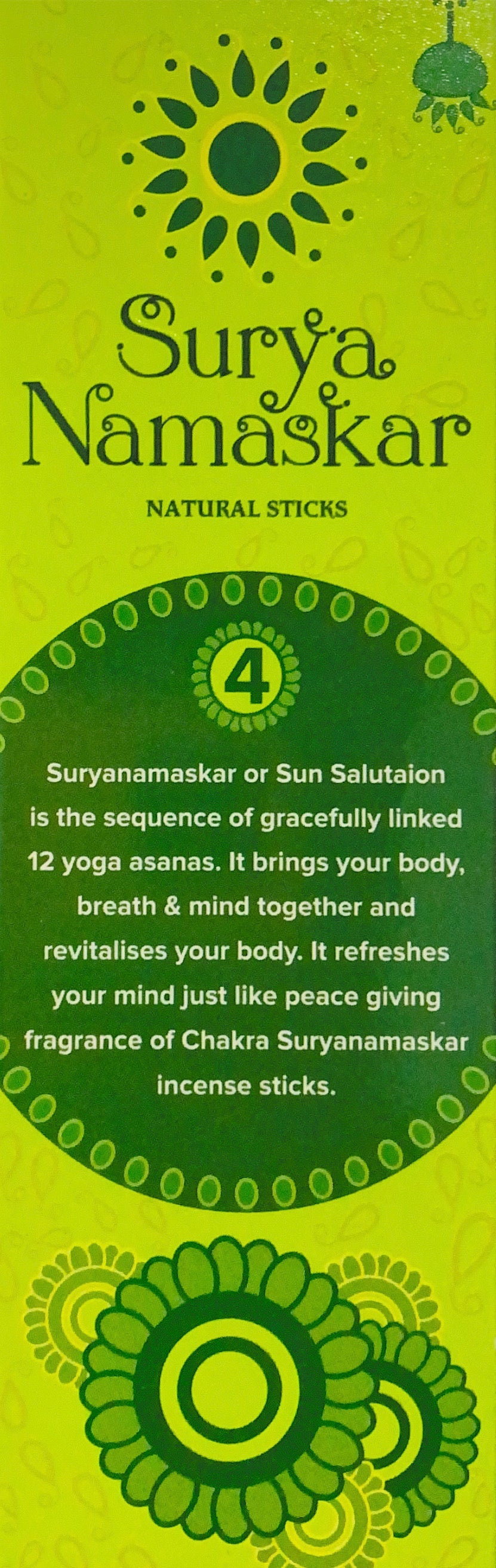 Surya Namaskar Natural Sticks